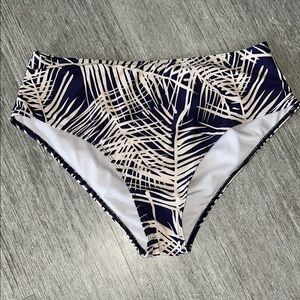 High rise bikini bottoms